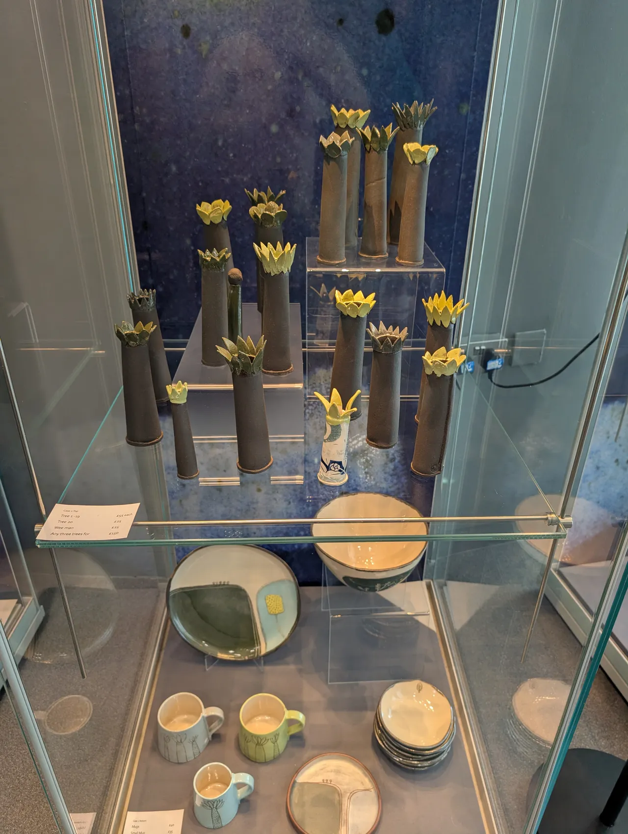 We spent some time in Inverness, including a free art and history museum where I learned more about the Jacobites and found a little pottery display. This is also where I learned about longbird.