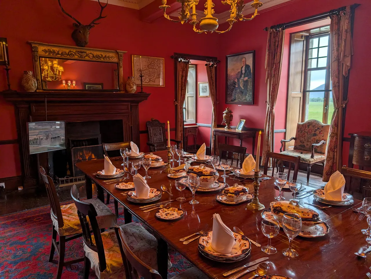 Seriously. Can you imagine sitting in that room and being all like “hey they’re oppressing us”? I guess this current setup is like from 250 years after the last Jacobite uprising, so it makes sense that they redecorated, but still. You can apparently book it for private events.